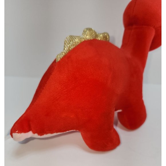 Fengtuo International Ltd. Red Dinosaur Plush Stuffed Animal Wild About You Toy - Picture 5 of 9